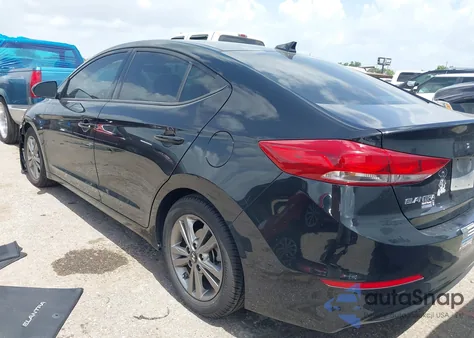 2018 Hyundai Elantra Sel из США, поврежденный, VIN 5NPD84LF8JH393543
